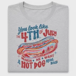 Retro 4th of July Hot Dog DTF Transfer