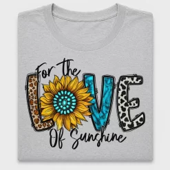 Love Of Sunshine Sunflower DTF Transfer