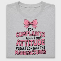 Sassy Attitude Bow DTF Transfer