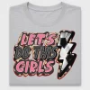 Retro Girls Power Lightning DTF Transfer