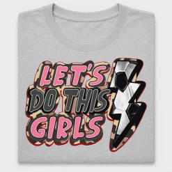 Retro Girls Power Lightning DTF Transfer