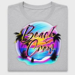 Tropical Beach Crew DTF Transfer