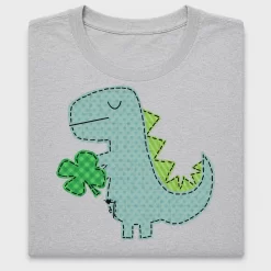 St. Patrick's Day Dinosaur DTF Transfer