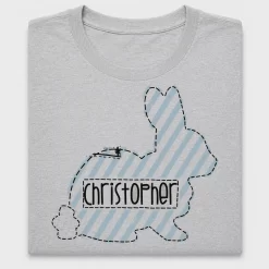 Personalized Bunny Silhouette DTF Transfer