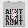 Baseball Aunt Distressed DTF Transfer