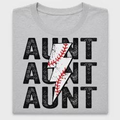 Baseball Aunt Distressed DTF Transfer