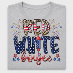 Red White Boujee Fourth of July DTF Transfer