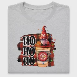 Ho Ho Ho Christmas Gnome Latte DTF Transfer