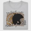 Cheetah Print Football Helmet DTF Transfer