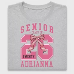 Senior Class Of 2025 Coquette Bow DTF Transfer