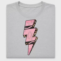 Distressed Leopard Lightning Bolt DTF Transfer