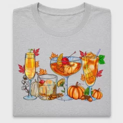 Fall Cocktail Pumpkin DTF Transfer