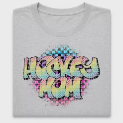Hockey Mom Checkered DTF Transfer