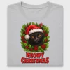 Christmas Black Cat DTF Transfer