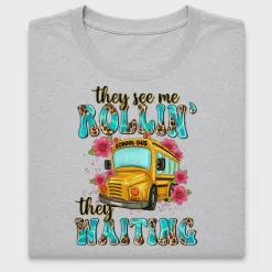 Rollin' School Bus DTF Transfer