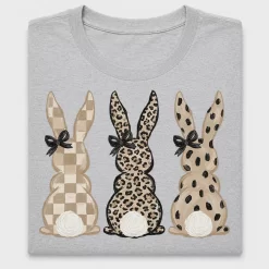 Neutral Easter Bunnies DTF Transfer
