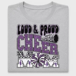 Loud & Proud Cheer Mom DTF Transfer