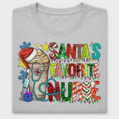 Retro Christmas Nurse Stethoscope DTF Transfer