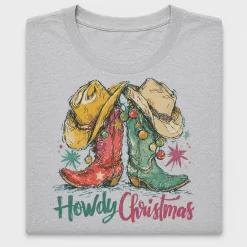 Western Cowboy Christmas DTF Transfer