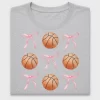 Coquette Basketball Bows DTF Transfer
