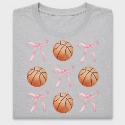 Coquette Basketball Bows DTF Transfer