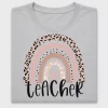 Teacher Rainbow DTF Transfer