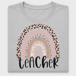 Teacher Rainbow DTF Transfer