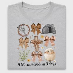 Easter Religious DTF Transfer with Crosses Bows