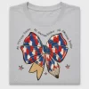 Patriotic Teacher Bow DTF Transfer