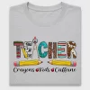 Teacher Crayons Caffeine DTF Transfer