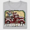 Christmas Truck With Snowman DTF Transfer