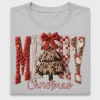 Merry Christmas Knit Tree DTF Transfer