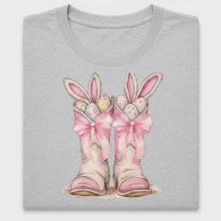 Easter Bunny Cowboy Boots DTF Transfer