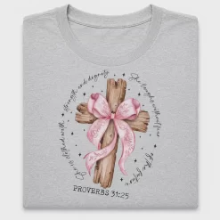 Floral Bow Cross DTF Transfer