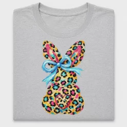 Colorful Leopard Bunny DTF Transfer