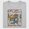 Funny Raccoon Dumpster Fire DTF Transfer