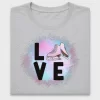 Love Ice Skates Splash DTF Transfer