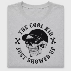 The Cool Kid Skull DTF Transfer