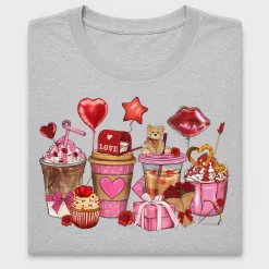 Valentine Coffee Cup DTF Transfer Design