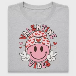 Retro Valentine Smiley Face DTF Transfer