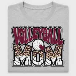 Volleyball Mom Leopard DTF Transfer