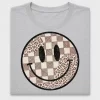 Retro Smiley Face Leopard DTF Transfer