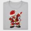 Dabbing Santa Christmas Lights DTF Transfer