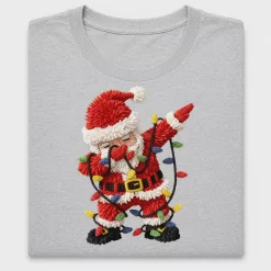 Dabbing Santa Christmas Lights DTF Transfer