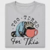 Tired Raccoon Coffee DTF Transfer