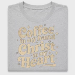 Coffee in My Hand Christ in My Heart DTF Transfer