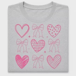Coquette Heart Bow DTF Transfer