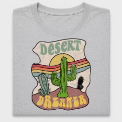 Desert Dreamer Retro Cactus DTF Transfer