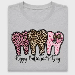 Leopard Teeth Valentine's Day DTF Transfer