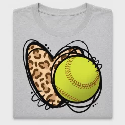 Leopard Softball DTF Transfer